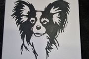 Dog - Papillion Blank Greeting Card