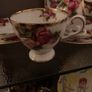 vintage rose tea set. Image 3