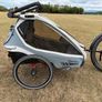 Specialized Vado electric bike & Qeridoo Kidgoo trailer Image 8