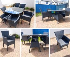 Garden table and chairs
