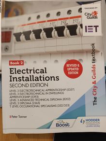 The City & Guilds Textbook Book 2 Electrical Installations, Second Edition For the Level 3 Apprenticeships (5357 and 5393), Level 3 Advanced & T Level Occupational Specialisms (352/353) Paperback 11 Oct. 2022