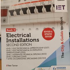 The City & Guilds Textbook Book 2 Electrical Installations, Second Edition For the Level 3 Apprenticeships (5357 and 5393), Level 3 Advanced & T Level Occupational Specialisms (352/353) Paperback 11 Oct. 2022