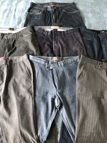 Mens Trousers x7 (W34)