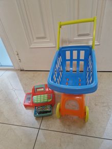 Cash register and trolley
