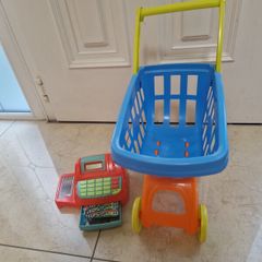 Cash register and trolley