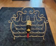 Metal wine rack. Wine not included