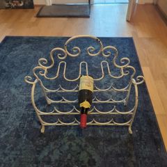 Metal wine rack. Wine not included
