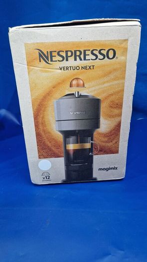 Nespresso Vertuo Next by Magimix  White & Black  Very Little Use  Boxed