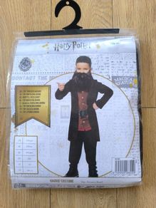Harry Potter Hagrid Costume Age Six to Eight Years Halloween