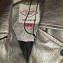 ladies / teens silver Lee Cooper biker jacket Image 2