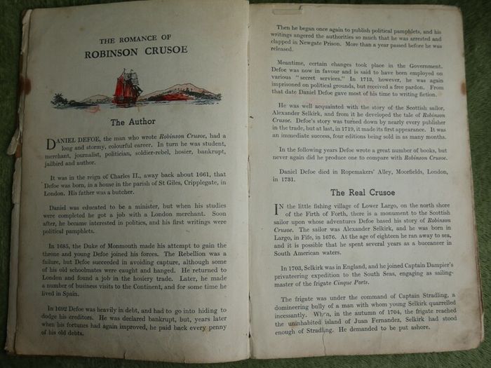 The Story of Robinson Crusoe - Told in Pictures