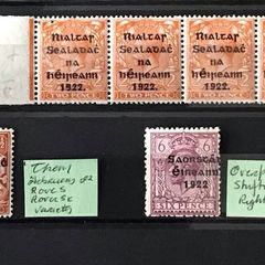 Ireland Collection of Mint Overprints 1922 Varieties