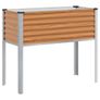 Garden Planter Light Brown 100.5 x 40.5 x 90 cm Image 3