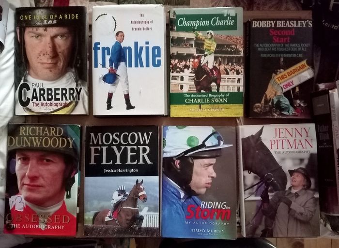 Joblot of Eight Horse Jockey Books
