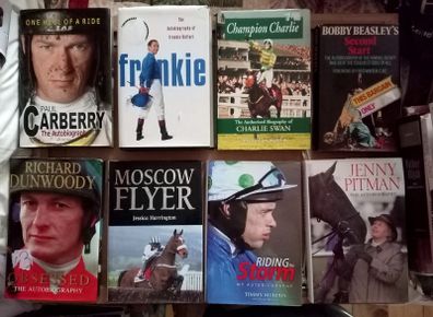 Joblot of Eight Horse Jockey Books