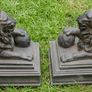 Antique  Pair of Bakelite Sculpture Lions Image 7