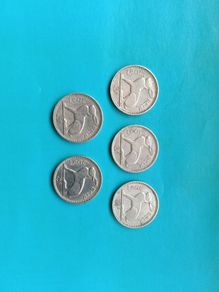 Irish 6 pence coins date run