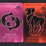 ACMI Set of 12 Astrology Prepaid Call Cards Used Image 2