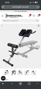 Ironmaster Hyper Core Attachment and Cable Tower Seat
