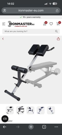Ironmaster Hyper Core Attachment and Cable Tower Seat