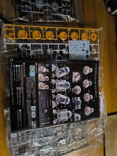 Bandai 1/12 Star Wars BB-8 & R2-D2 Model Kit (OOP / Out of Production)