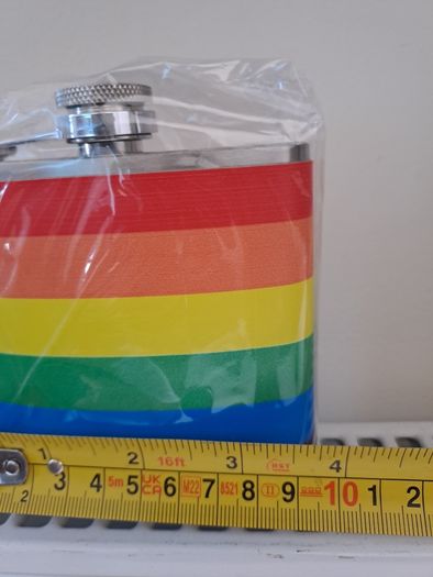 Rainbow Hip flask