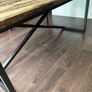 Industrial Style Solid Wood Rectangular Dining Table Image 4
