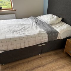 Double bed with mattress