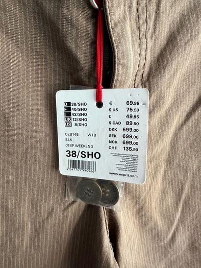 BNWT Esprit Trousers UK 12