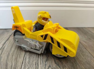PAW Patrol: Moto Pups Rubble's Deluxe Pull Back Motorcycle