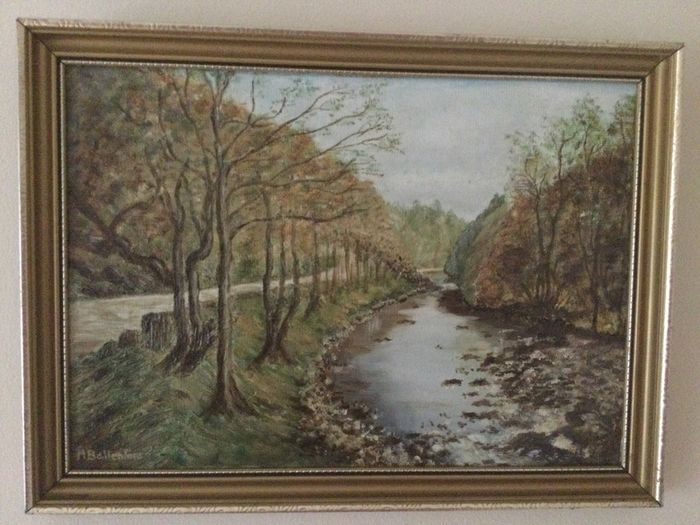 Art - Oil on Board ( M. Ballentine)