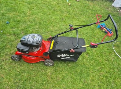 G mach petrol lawnmower