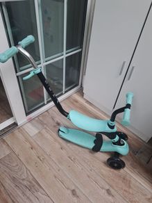 QPlay Sema Pro 3-in-1 Scooter with LED Wheels Mint