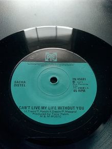 C,ant Live My Life Without You 7" Vinyl Single Irish Pressing Sacha Distel