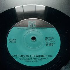 C,ant Live My Life Without You 7" Vinyl Single Irish Pressing Sacha Distel