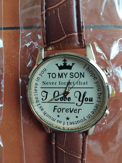 2 mens watches with leather straps.