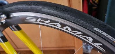 vintage campagnolo shamal wheelset ti spokes