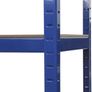 2 Bay Heavy Duty Steel Shelving Garage Racking Unit 150kg per shelf (5 Levels 1500mm H x 750mm W x 300mm D) Image 3