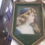 2 antiques pictures of of two ladies  c 1900 Image 2