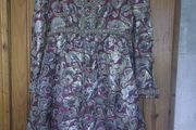 Vintage handmade metallic brocade dress (free post)
