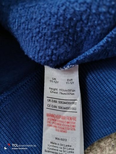 boy's hoodie /jumper. Age 11/12