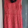 FRENCH CONNECTION coral lace shift dress Sz 14UK Image 2