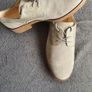 Brand New Clarks Suede Sage Green Lace Shoes Uk 5 Griffin Lane Smart Work Image 3