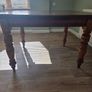 100 year old solid wooden table Image 3