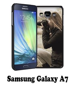 Samsung Galaxy A7 - Personalised hard case - Black, white or transparent