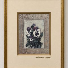 Shelley Hely Floral Print Gold Frame The Butchart Gardens