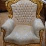 Royal Gold Baroque Armchairs Image 3