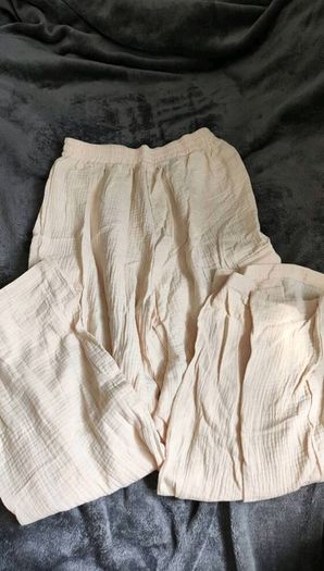 Cotton Apricot Joggers  Size S, Flip Pocket, Side Stripe