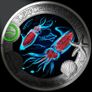 Austria 3 Euro Luminous Marine Life Complete Set Coins 2023 2024 2025 Image 3