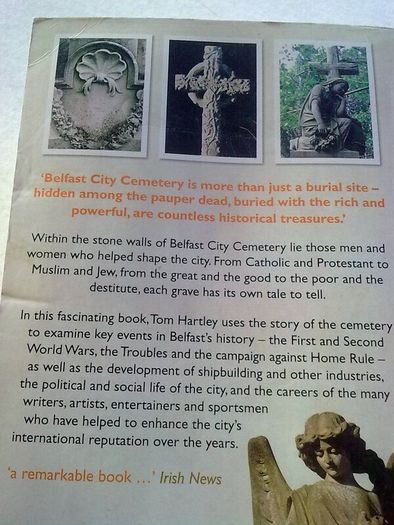 Belfast City Cemetery Ireland Irish local history Signed by writer